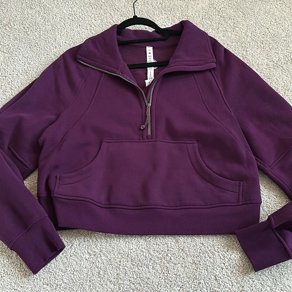 Lululemon Funnel Neck Half Zip Scuba